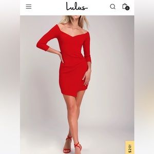 Baby Be Mine Lulu’s Bodycon Dress, totally SOLD OUT online for months NEVER WORN
